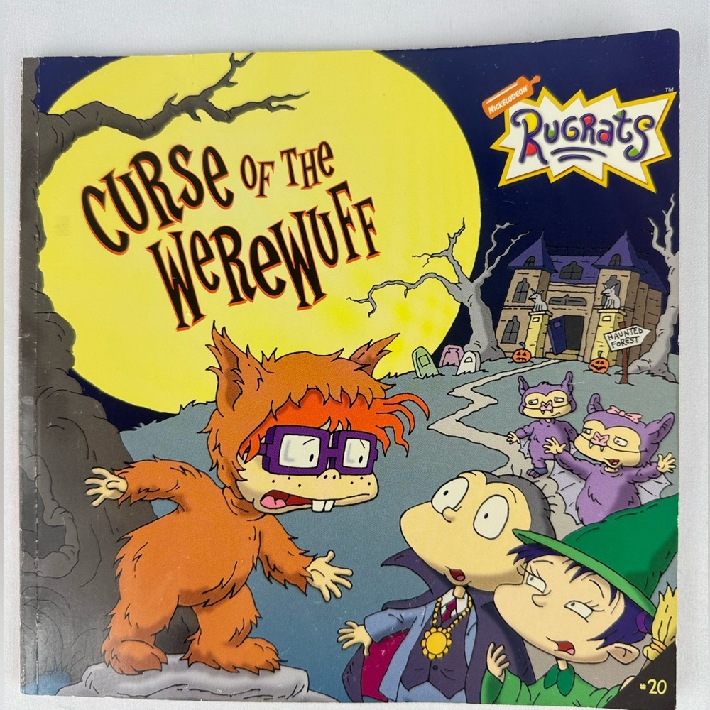 Vintage Nickelodeon 00’s Rugrats “Curse of the Werewuff” Children’s Book - Picture 1 of 3